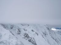 Snowy Alps Landscape View