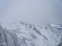 Snowy Alps Landscape View