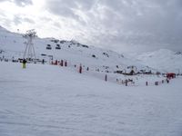 Snowy Alps Mountain Range