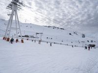 Snowy Alps Mountain Range