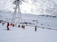 Snowy Alps Mountain Range