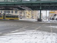 Snowy Berlin Germany City: Roads and Bridges 001