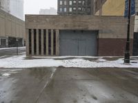 Snowy Day in Detroit: Modern Architecture 001