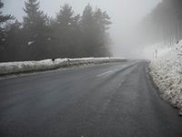 Snowy Landscape in the Alps, Europe