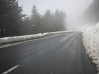 Snowy Landscape in the Alps, Europe