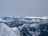 Snowy Landscape in the Alps: A Gloomy View