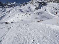 Snowy Landscape in the French Alps