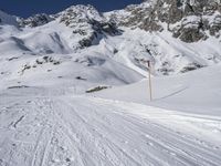 Snowy Landscape in the French Alps