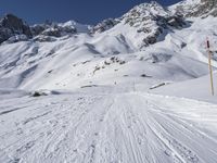 Snowy Landscape in the French Alps