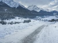 Snowy Landscape in the German Alps