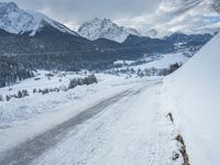 Snowy Landscape in the German Alps