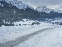 Snowy Landscape in the German Alps