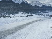 Snowy Landscape in the German Alps