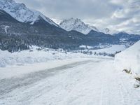 Snowy Landscape in the German Alps