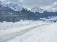 Snowy Landscape in the German Alps
