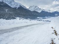 Snowy Landscape in the German Alps