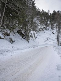 Snowy Landscape in the German Mountains