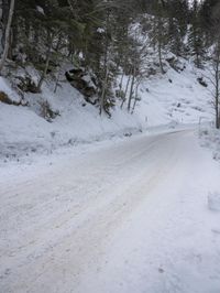 Snowy Landscape in the German Mountains