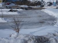 Snowy Landscape in Germany: Mountain Range View