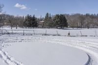 Snowy Landscape in Ontario, Canada