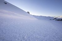 Snowy Landscape: Exploring the Mountain Range in France