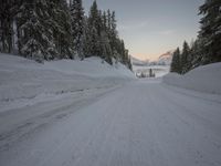 Snowy Mountain Landscape in Europe: Switzerland