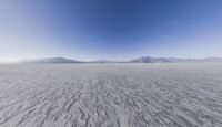 Snowy Mountain Range in Utah, USA