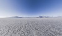 Snowy Mountain Range in Utah, USA