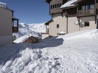 Snowy Mountain Road in France, Europe