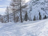Snowy Mountain Road in Germany: Exploring the Alps