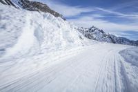 Snowy Mountain Road in Germany: A Breathtaking Landscape