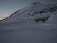 Snowy Mountain Road in Germany: Embracing Winter