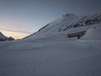 Snowy Mountain Road in Germany: Embracing Winter
