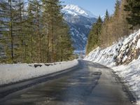 Snowy Mountains in the Alps, Germany