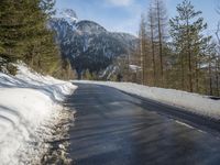 Snowy Mountains in the Alps, Germany