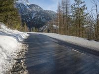 Snowy Mountains in the Alps, Germany