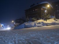 Snowy Road in the Alps in France - Tourist Attraction 002