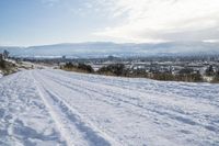 Snowy Road in Canada: A Picturesque Landscape