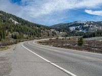 Snowy Road in Colorado: Embracing the Mountain Landscape