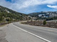 Snowy Road in Colorado: Embracing the Mountain Landscape