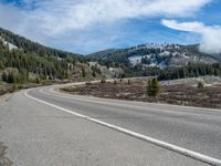 Snowy Road in Colorado: Embracing the Mountain Landscape