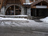 Snowy Road in the French Alps - Winter 001