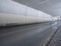 Snowy Road in Metropolitan Area During Winter