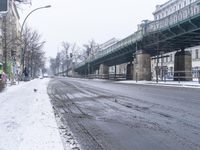 Snowy Winter in Berlin, Germany