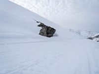 Snowy Winter Landscape in the French Alps