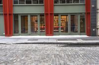 Soho's Classic Architecture: A Red Building in the Heart of New York