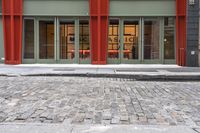 Soho's Classic Architecture: A Red Building in the Heart of New York