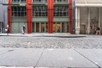 Soho's Classic Architecture: A Red Building in the Heart of New York