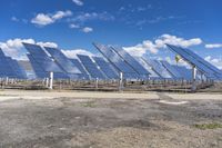 Solar Power Plant in Spain with Asphalt Road