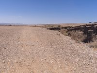 South Africa Desert Landscape with Clear Sky 002